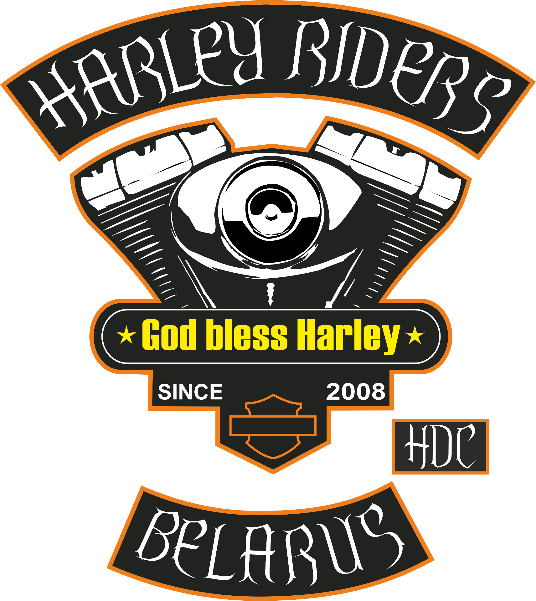 Harley Riders Belarus — official patch